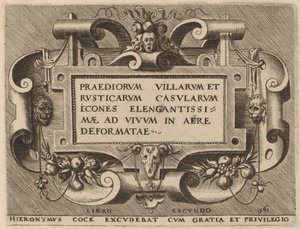 Titelpagina voor "Praediorum Villarum"