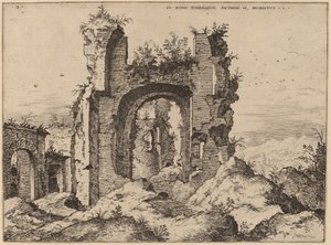 Uitzicht op de Baden van Caracalla