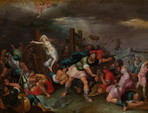 Het Martelaarschap van Sint-Catharina van Alexandrië door Hieronymus II Francken