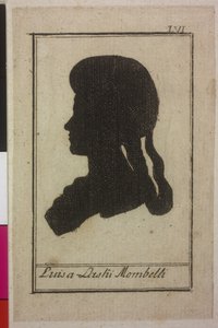 Luisa Mombelli door Hieronymus Loschenkohl