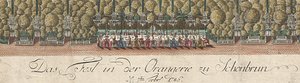 Duits: Het feest in de oranjerie in Schönbrunn - 7 februari 1786 door Hieronymus Loschenkohl