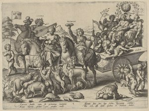 Kindertijd door Hieronymus Wierix