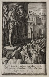 De Passie: Ecce Homo door Hieronymus Wierix