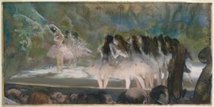 Ballet in de Parijse Opéra door Hilaire Germain Edgar Degas
