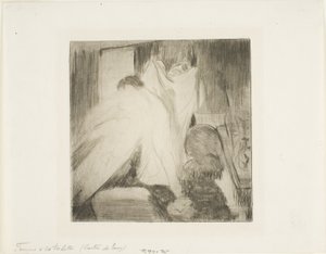 Het bad verlaten door Hilaire Germain Edgar Degas