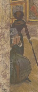 Mary Cassatt in het Louvre: De schilderijengalerie door Hilaire Germain Edgar Degas