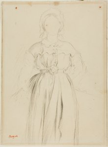 Studie voor een portret van Marguérite de Gas