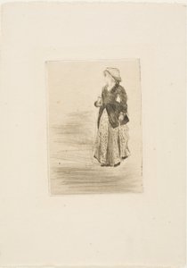 De actrice Ellen Andrée door Hilaire Germain Edgar Degas