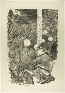 Het lied van de hond door Hilaire Germain Edgar Degas