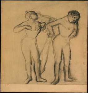 Drie dansers door Hilaire Germain Edgar Degas