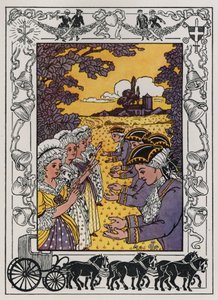 De Sleutels van de Hemel (kleur litho) door Hilda Broughton