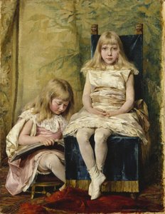 Hildegard en Alfhild Tamm, 1882