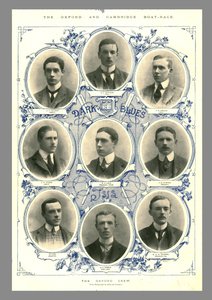 De Oxford-ploeg, Oxford en Cambridge Boat Race, 1898