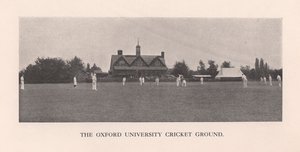 The Parks, cricketveld van de Universiteit van Oxford, 1912