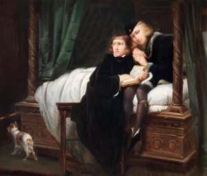De prinsen in de toren door Hippolyte (1797 1856) (after) Delaroche