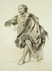 Studie voor het portret van Peter Paul Rubens (1577-1640)
