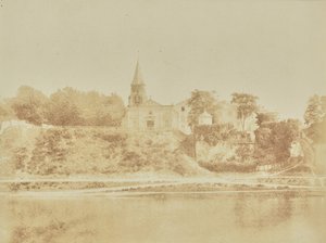 [Kerk en Chatêau van Saint-Ouen]. door Hippolyte Bayard