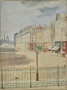 [Rue Royale tegenover Place de la Concorde]. door Hippolyte Bayard