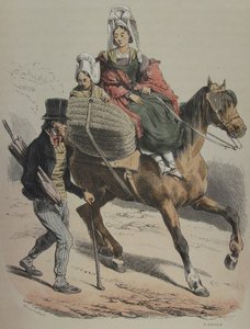 Normandië Jules Janin illustratie 161 door Hippolyte Bellange