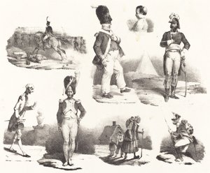 Acht Vignetten door Hippolyte Bellange