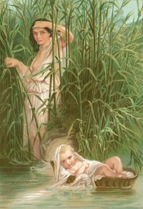 Miriam en Mozes door Hippolyte Delaroche