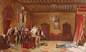De moord op Henri de Lorraine (1549-88) hertog van Guise, 1834