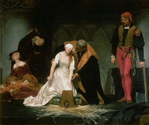 De executie van Lady Jane Grey, 1833