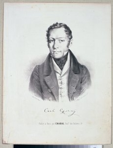 Carl Czerny (1791-1857) gegraveerd door Huard