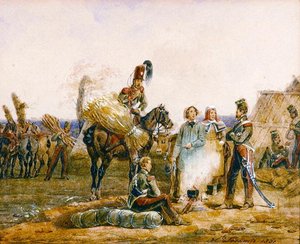 Franse troepen door Hippolyte Lecomte
