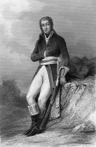 Generaal Jean Moreau door Hippolyte Louis (after) Pauquet