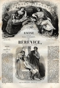 Berenice tragedie in vijf bedrijven - gravure in 
