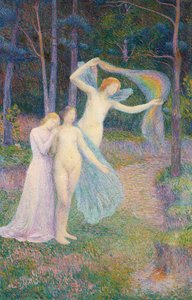Vrouwen tussen de bomen, 1897