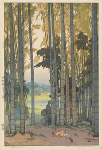 Bamboebos door Hiroshi Yoshida