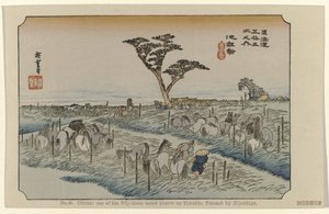 Chiryu (De Tôkaidô van Hiroshige)