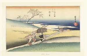 Het dorp Yase door Hiroshige (I) , Utagawa