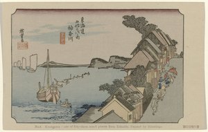 Kanagawa door Hiroshige (I) , Utagawa