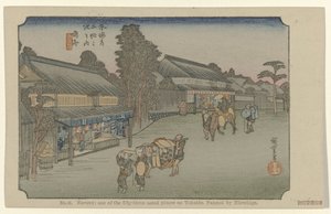Narumi door Hiroshige (I) , Utagawa