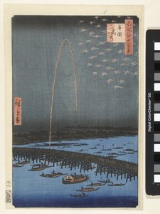 Vuurwerk bij de Ryogoku brug