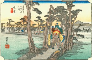 Yoshiwara door Hiroshige