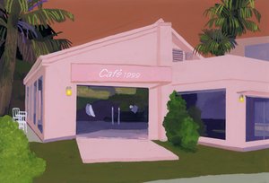 Café in Cambodja