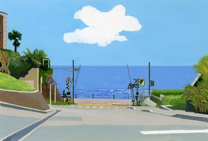Kamakura Gakuenmae Station door Hiroyuki Izutsu