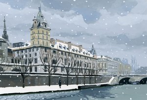 De Seine in de winter, 2015