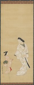 Yujo en een meisje, 1688-1697