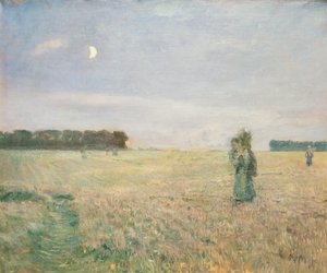 Het einde van de dag door Hjalmer Eilif Emanuel Peterssen
