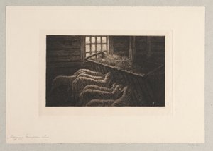 De schapenstal door Holger Valdemar Rasmussen Magaard