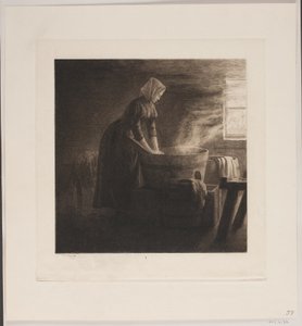 Schoonmaakster door Holger Valdemar Rasmussen Magaard