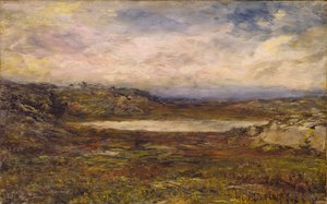 Wilde Kust, Newport, ca. 1885-1895 door Homer Dodge Martin
