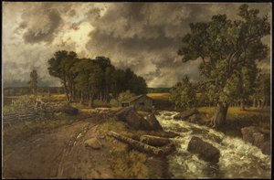 De oude molen, 1886 door Homer Watson