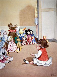 Dorothy vertelt de kinderen een verhaal