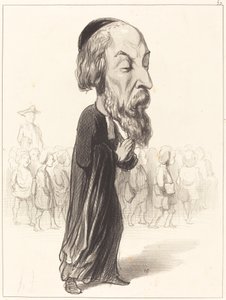 A. Fréd. Pierre graaf van Falloux door Honoré Daumier